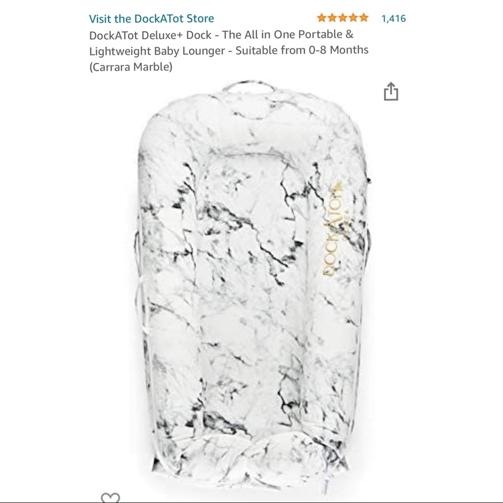 dockatot deluxe+dock baby lounger 0-8month